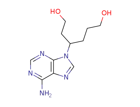 Molecular Structure of 144175-47-3 (3-(6-amino-9H-purin-9-yl)hexane-1,6-diol)