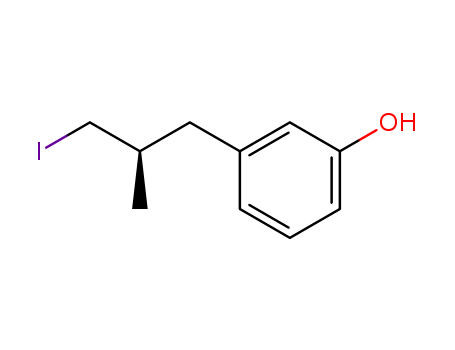 Phenol,3-(3-iodo-2-methylpropyl)-, (R)- (9CI)