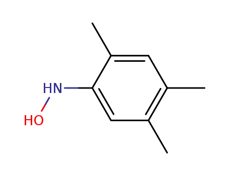 Molecular Structure of 14353-67-4 (Hydroxylamine,  N-(2,4,5-trimethylphenyl)-  (8CI))