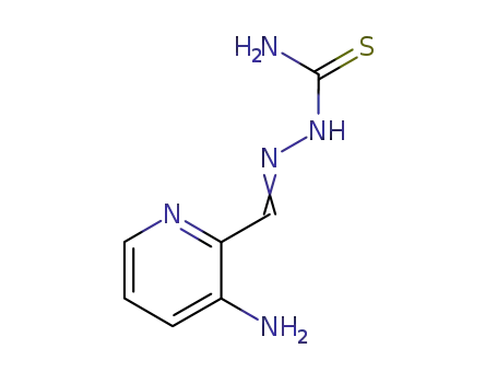 Molecular Structure of 236392-56-6 ([(3-Aminopyridin-2-yl)methylideneamino]thiourea)