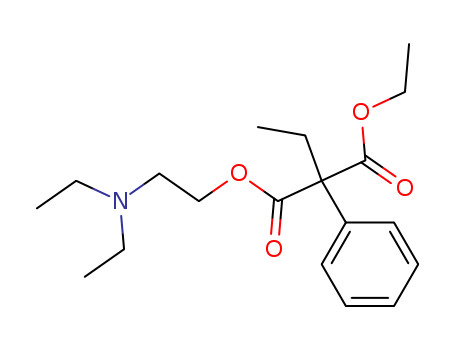 Propanedioic acid,2-ethyl-2-phenyl-, 1-[2-(diethylamino)ethyl] 3-ethyl ester