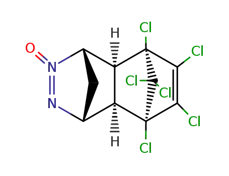 Molecular Structure of 14458-95-8 (5,6,7,8,9,9-hexachloro-1,4,4a,5,8,8a-hexahydro-1,4:5,8-dimethanophthalazine 2-oxide)