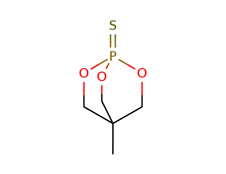 Molecular Structure of 3196-56-3 (4-Methyl-2,6,7-trioxa-1-phosphabicyclo[2.2.2]octane-1-thione)