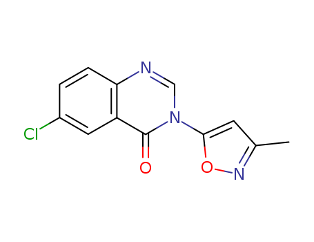 144485-82-5,6-chloro-3-(3-methyl-1,2-oxazol-5-yl)quinazolin-4(3H)-one,