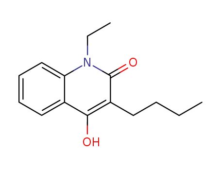 Molecular Structure of 144603-03-2 (3-Butyl-1-ethyl-4-hydroxy-2(1H)-quinolinone])
