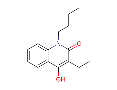 Molecular Structure of 144603-02-1 (1-butyl-3-ethyl-2-hydroxyquinolin-4(1H)-one)