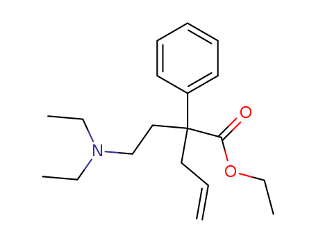 Benzeneacetic acid, a-[2-(diethylamino)ethyl]-a-2-propen-1-yl-, ethyl ester