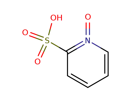 Molecular Structure of 28789-68-6 (2-Pyridinesulfonicacid, 1-oxide)