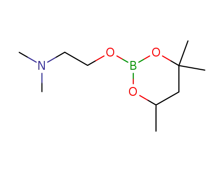 Molecular Structure of 3208-45-5 (DIMETHYL-[2-(4,4,6-TRIMETHYL-[1,3,2]DIOXABORINAN-2-YLOXY)-ETHYL]-AMINE)