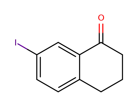 Molecular Structure of 145485-31-0 (7-IODO-1-TETRALONE)