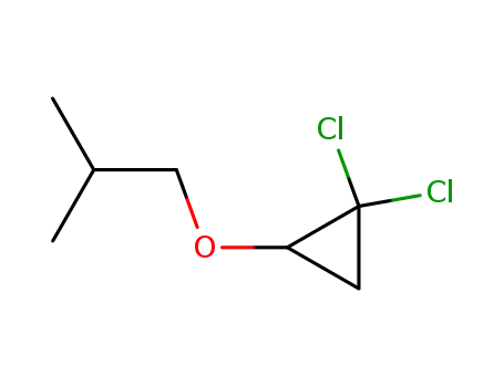 Molecular Structure of 14477-94-2 (1-(2,2-dichlorocyclopropyl)oxy-2-methyl-propane)