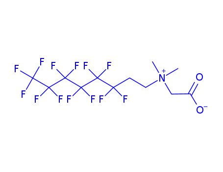 Molecular Structure of 145441-31-2 ([dimethyl(3,3,4,4,5,5,6,6,7,7,8,8,8-tridecafluorooctyl)ammonio]acetate)