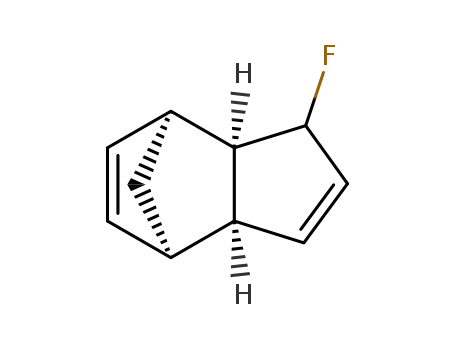 Molecular Structure of 144427-16-7 (4,7-Methano-1H-indene,1-fluoro-3a,4,7,7a-tetrahydro-(9CI))