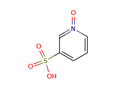 Molecular Structure of 5402-21-1 (pyridine-3-sulfonic acid 1-oxide)