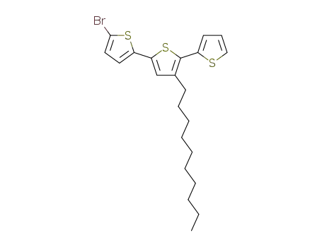 Molecular Structure of 477335-05-0 (5''-BROMO-3'-DECYL-2,2',5',2''-TERTHIOPHENE)