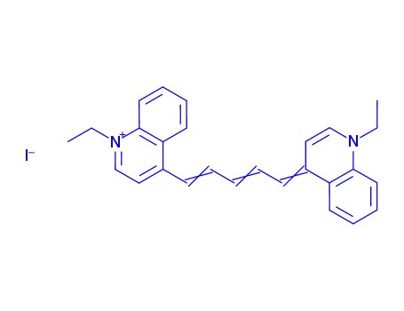 Molecular Structure of 18300-31-7 (1 1'-DIETHYL-4 4'-DICARBOCYANINE IODIDE)