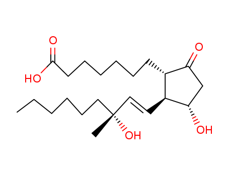 144730-92-7,7-{3-hydroxy-2-[(1E)-3-hydroxy-3-methylnon-1-en-1-yl]-5-oxocyclopentyl}heptanoic acid (non-preferred name),Prost-13-en-1-oicacid, 11,15-dihydroxy-15,20-dimethyl-9-oxo-, (11b,13E)-(?à)-; SC 29169