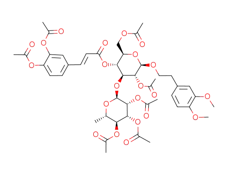 Molecular Structure of 144765-80-0 (Brachyside heptaacetate)