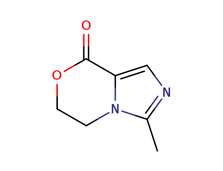 Molecular Structure of 1457-64-3 (8H-Imidazo[5,1-c][1,4]oxazin-8-one,5,6-dihydro-3-methyl-(7CI,8CI))