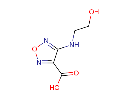 1,2,5-OXADIAZOLE-3-CARBOXYLIC ACID 4-[(2-HYDROXYETHYL)AMINO]-CAS