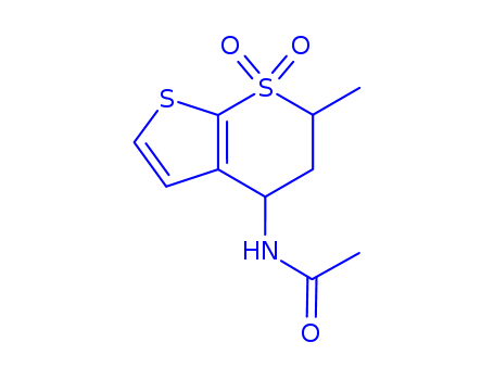 N-[(4S,6S)-6-METHYL-7,7-DIOXO-5,6-DIHYDRO-4H-THIENO[2,3-B]THIOPYRAN-4-YL]ACETAMIDECAS No.147086-83-7