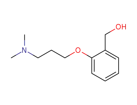Molecular Structure of 14573-97-8 ({2-[3-(Dimethylamino)propoxy]phenyl}methanol)