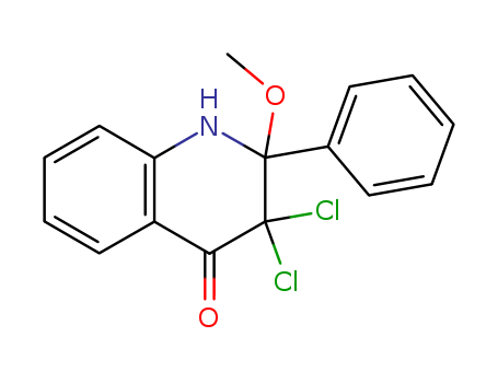 4-1H-QUINOLINONE,3,3-DICHLORO-2,3-DIHYDRO-2-METHOXY-2-PHENYL-CAS