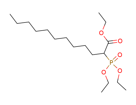 14581-03-4,ethyl 2-(diethoxyphosphoryl)dodecanoate,Dodecanoicacid, 2-phosphono-, triethyl ester (6CI,8CI); NSC 133824