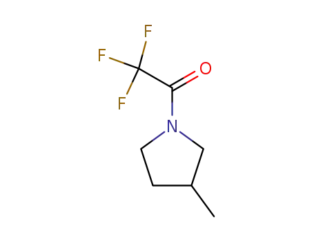 Molecular Structure of 14618-34-9 (Pyrrolidine, 3-methyl-1-(trifluoroacetyl)- (8CI,9CI))