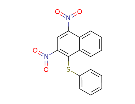 Naphthalene,2,4-dinitro-1-(phenylthio)- cas  14723-61-6