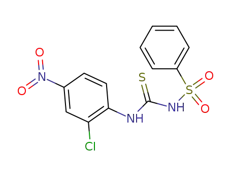 N-[(2-Chloro-4-nitrophenyl)carbamothioyl]benzenesulfonamide
