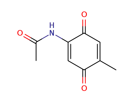 Molecular Structure of 1466-87-1 (N-(4-methyl-3,6-dioxocyclohexa-1,4-dien-1-yl)acetamide)