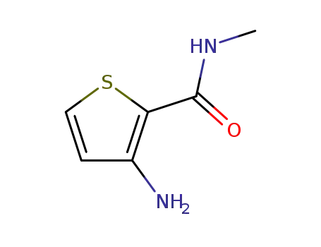 Molecular Structure of 147123-48-6 (2-Thiophenecarboxamide,3-amino-N-methyl-(9CI))