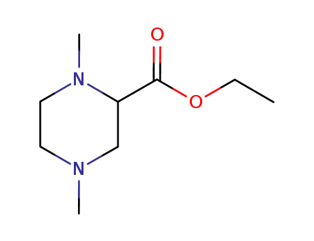 Molecular Structure of 90729-01-4 (Ethyl 1,4-dimethylpiperazine-2-carboxylate)