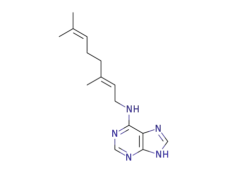 Molecular Structure of 14714-89-7 (N6-[(E)-3,7-Dimethyl-2,6-octadienyl]adenine)