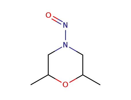 Molecular Structure of 1456-28-6 (N-nitroso-2,6-dimethylmorpholine)