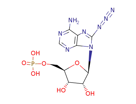 Molecular Structure of 60731-47-7 (8-azidoadenosine 5'-monophosphate)