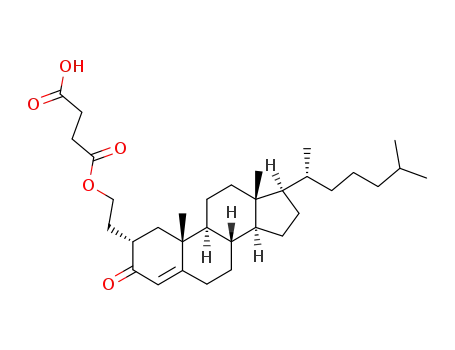 Molecular Structure of 134329-94-5 (7-(3-oxocholest-4-en-2-yl)-5-oxa-4-oxoheptanoic acid)