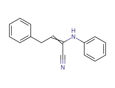 2-Butenenitrile,4-phenyl-2-(phenylamino)- cas  14627-90-8