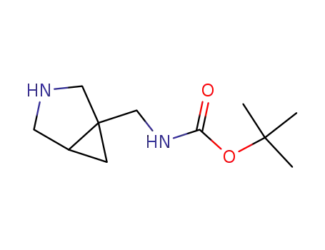 Molecular Structure of 134574-96-2 (Carbamic acid, (3-azabicyclo[3.1.0]hex-1-ylmethyl)-, 1,1-dimethylethyl ester)