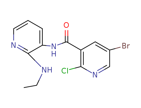 3-Pyridinecarboxamide,5-bromo-2-chloro-N-[2-(ethylamino)-3-pyridinyl]-