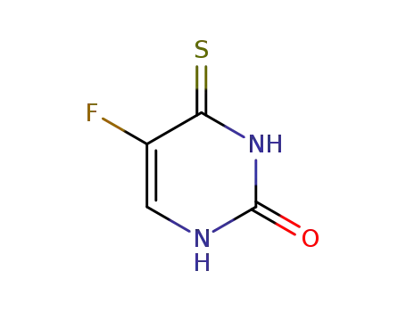 Molecular Structure of 671-41-0 (5-FLUORO-4-MERCAPTO-2-HYDROXYPYRIMIDINE)