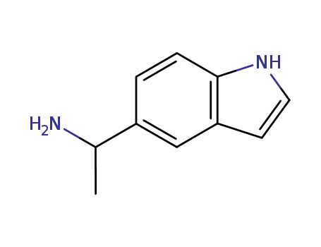 Molecular Structure of 147591-52-4 (ALPHA-METHYLINDOL-5-METHANAMINE)