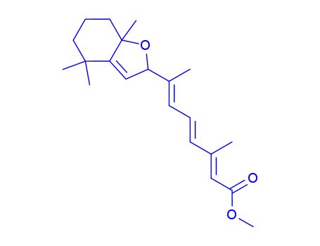 Molecular Structure of 147650-80-4 (methyl-5,8-epoxyretinoate)