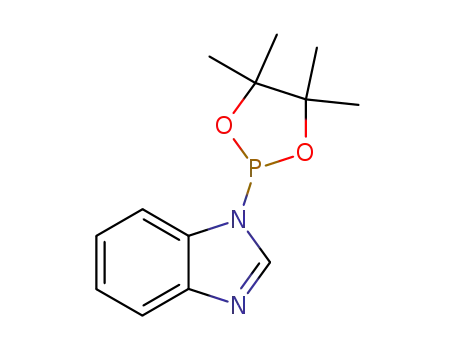 Molecular Structure of 152327-34-9 (2-(benzimidazol-1-yl)-4,4,5,5-tetramethyl-1,3,2-dioxaphospholane)