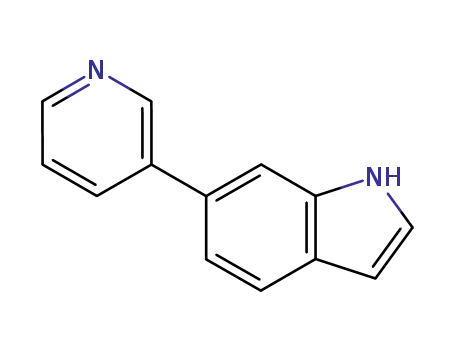 Molecular Structure of 147621-19-0 (6-PYRIDIN-3-YL-1H-INDOLE)