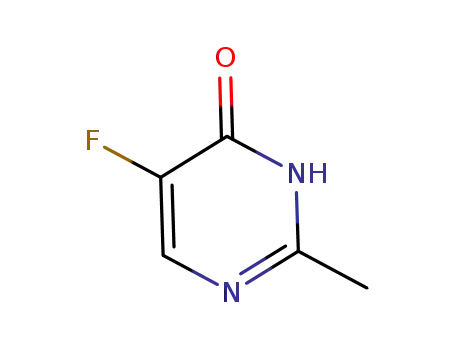 Molecular Structure of 1480-91-7 (4-Pyrimidinol, 5-fluoro-2-methyl- (7CI,8CI))