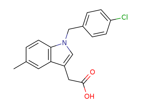 1H-Indole-3-aceticacid, 1-[(4-chlorophenyl)methyl]-5-methyl- cas  147-44-4