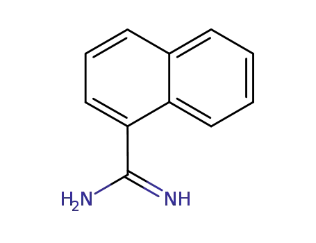Molecular Structure of 14805-64-2 (NAPHTHALENE-1-CARBOXAMIDINE)