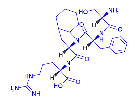 Molecular Structure of 148383-07-7 (seryl-phenylalanyl-octahydroindole-2-carbonyl-arginine)